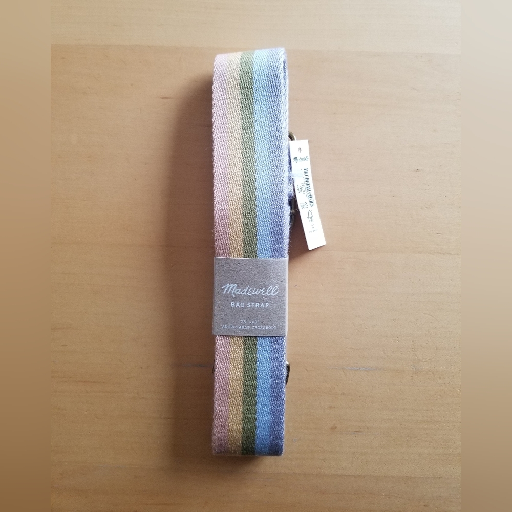 Madewell Bag Strap Rainbow